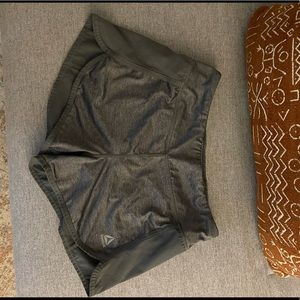 Dark Gray Reebok running shorts
